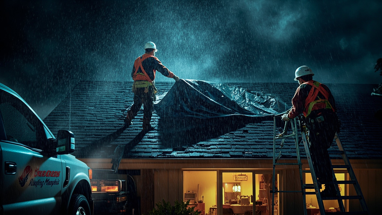 24/7 Emergency Roof Repair in Memphis | On-Site Within 60 Minutes