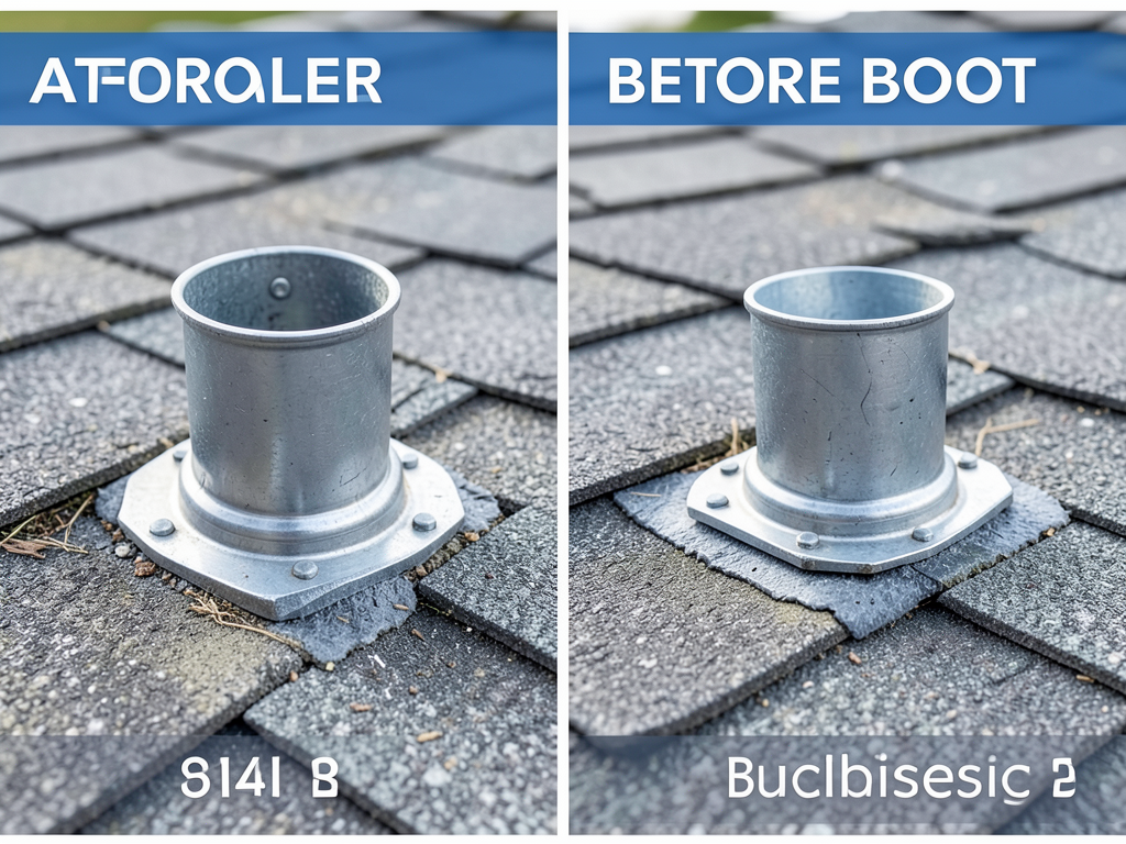 Fixing Damaged Pipe Boots and Shingle Cracks in Your Berclair Home