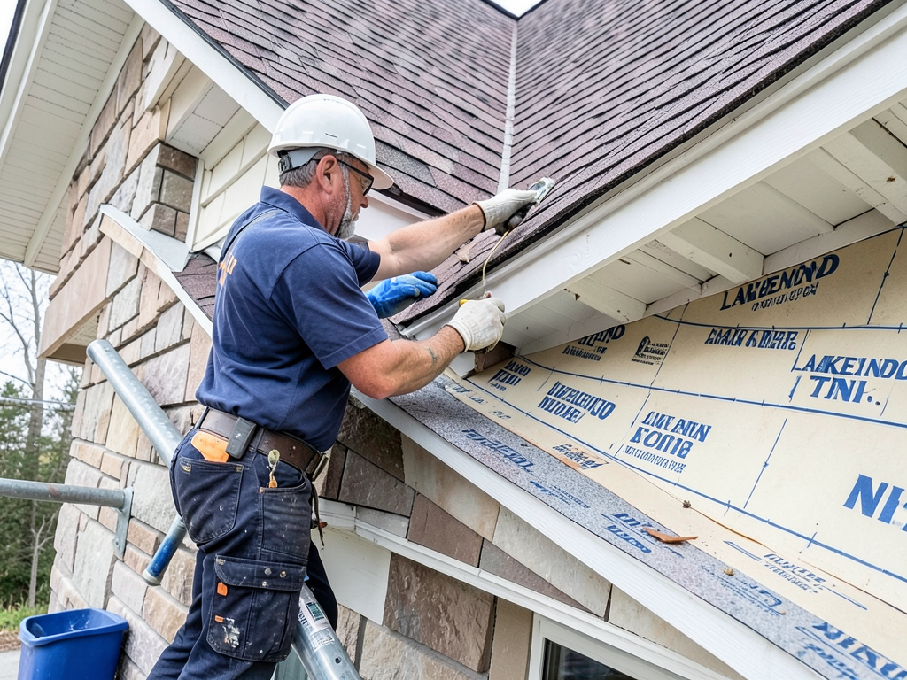 Professional shingle installation services in lake