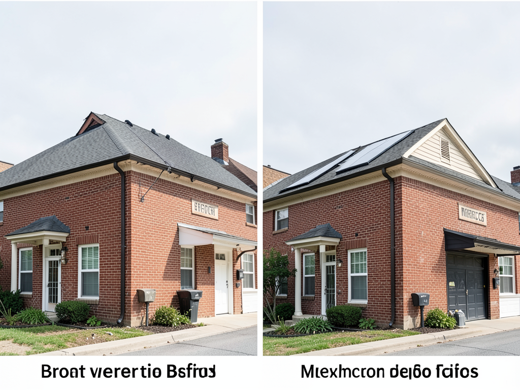 Solving the problem of sagging rooflines in older Soulsville homes before they collapse